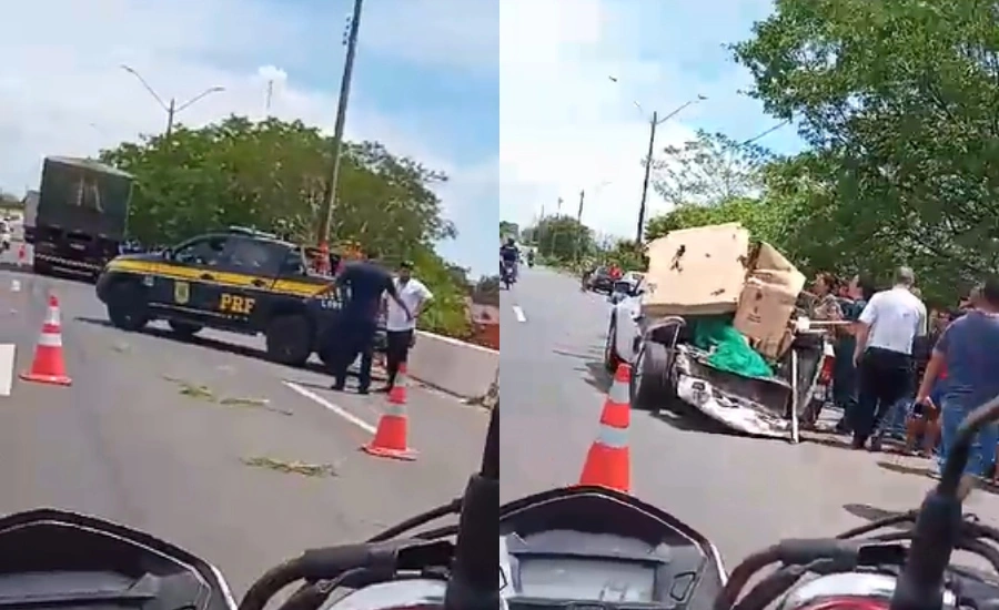 Homem morre atropelado por caminhão na Br-316 em Teresina