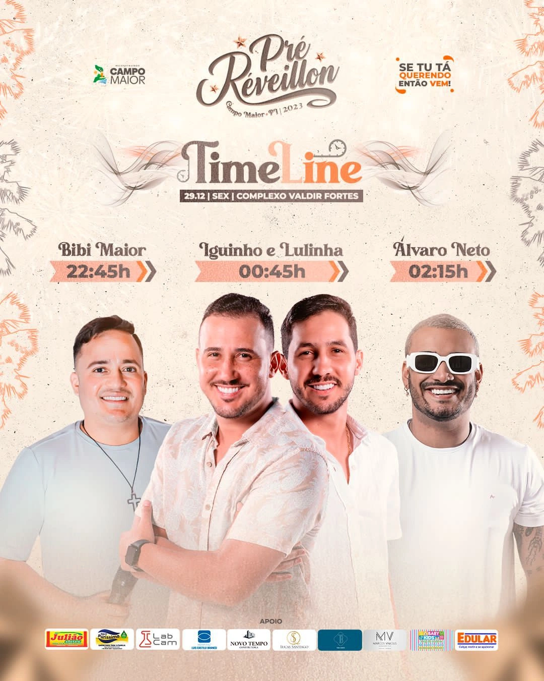 Iguinho e Lulinha fazem o pré-réveillon de Campo Maior nesta sexta (29)