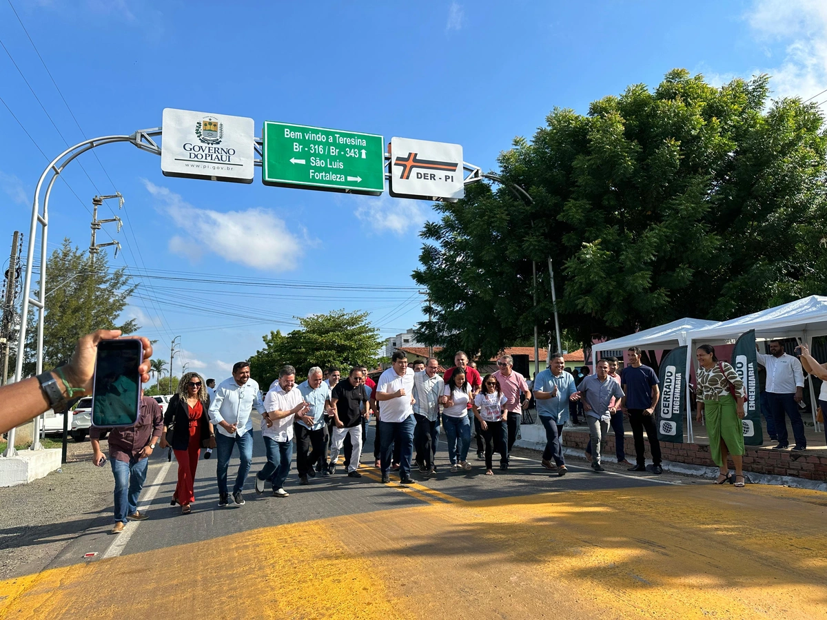 Inauguração de rodovia