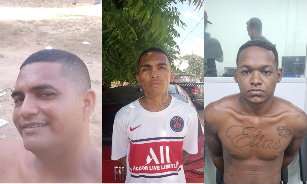 Indivíduos presos pela Polícia Civil