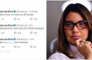 Janja é hackeada no X e perfil posta xingamentos obscenos (Foto: Reprodução) Janja é hackeada no X e perfil posta xingamentos obscenos (Foto: Reprodução)