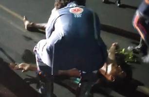 Morador de rua é baleado no bairro Ilhotas (Foto: Reprodução) Morador de rua é baleado no bairro Ilhotas (Foto: Reprodução)