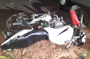 Motocicleta envolvida no acidente (Foto: Reprodução) Motocicleta envolvida no acidente (Foto: Reprodução)