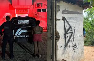 Mulher é presa em casa com PIX pintado na parede para vender drogas em Teresina (Foto: Reprodução) Mulher é presa em casa com PIX pintado na parede para vender drogas em Teresina (Foto: Reprodução)