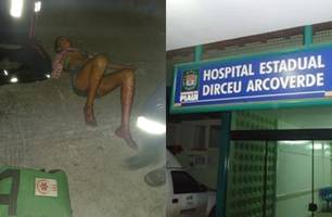 Mulher escapa da morte após ser alvo de vários tiros em rua de Parnaíba (Foto: Reprodução) Mulher escapa da morte após ser alvo de vários tiros em rua de Parnaíba (Foto: Reprodução)
