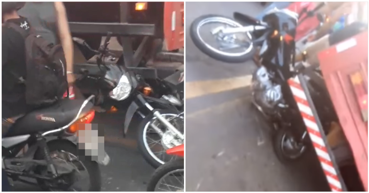 Mulher fica em estado grave após se envolver em acidente de moto em Parnaíba