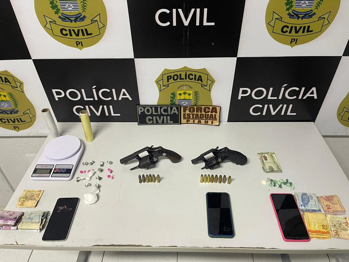 Operação da Polícia Civil prende sete pessoas na zona Norte de Teresina