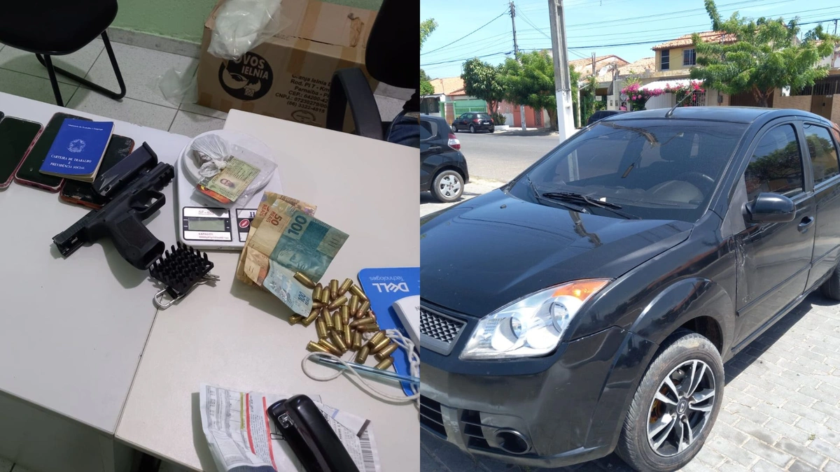 Polícia prende cinco suspeitos e recupera carro roubado em Parnaíba