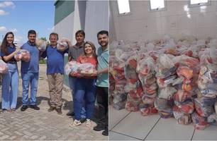 Prefeitura de Campo Maior doa mais de 10 toneladas de alimentos (Foto: Reprodução) Prefeitura de Campo Maior doa mais de 10 toneladas de alimentos (Foto: Reprodução)