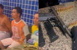 Quadrilha é presa com arma de fogo, drogas e munições em Luís Correia (Foto: Reprodução) Quadrilha é presa com arma de fogo, drogas e munições em Luís Correia (Foto: Reprodução)