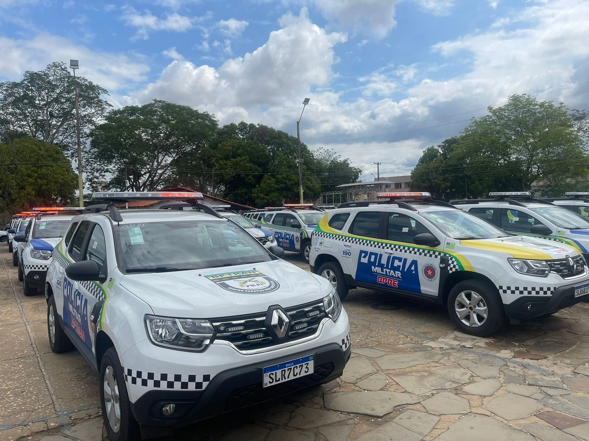 Rafael Fonteles entrega helicóptero e viaturas às polícias Civil e Militar