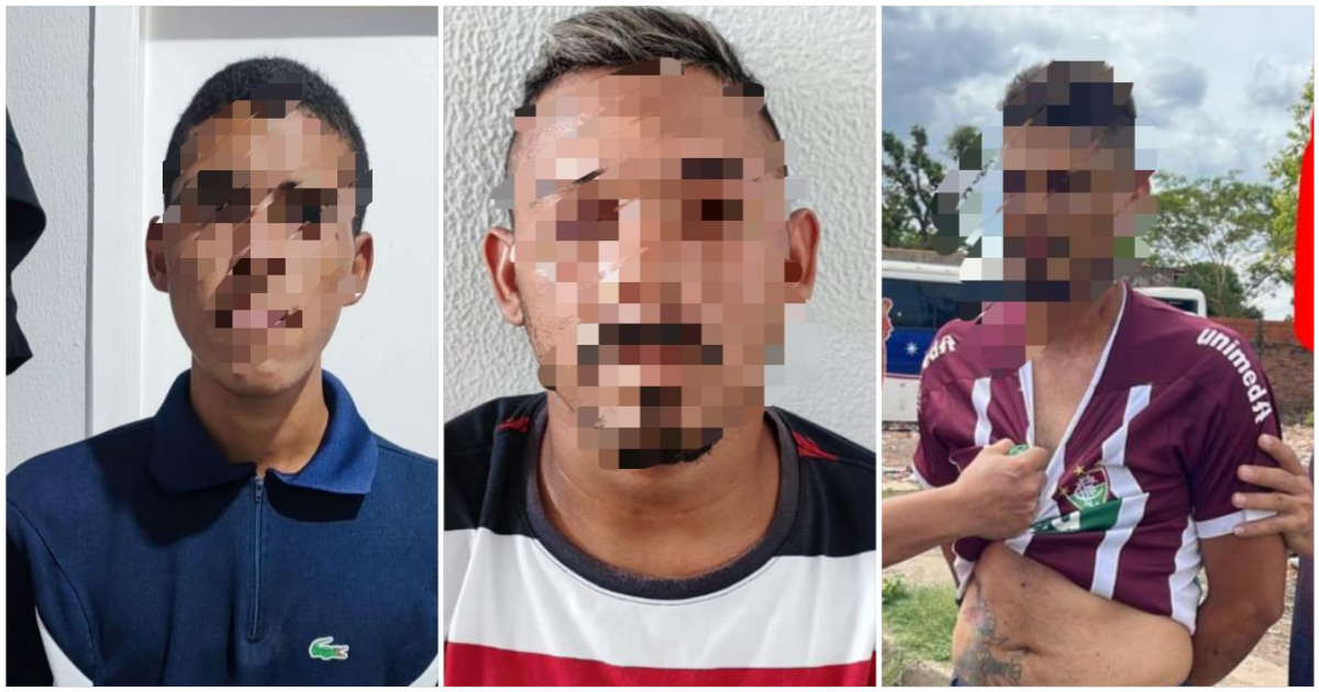 Três lanceiros com extensa ficha criminal são presos em Teresina