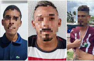 Três lanceiros com extensa ficha criminal são presos em Teresina (Foto: Reprodução) Três lanceiros com extensa ficha criminal são presos em Teresina (Foto: Reprodução)