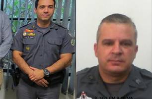 Capitão Josias Justi (à esquerda) e sargento Roberto da Silva, ambos foram mortos a tiros em SP (Foto: Reprodução) Capitão Josias Justi (à esquerda) e sargento Roberto da Silva, ambos foram mortos a tiros em SP (Foto: Reprodução)