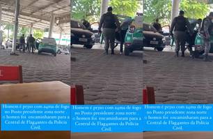 Dupla foi detido após apresentar atitudes suspeitas dentro do carro (Foto: Foto: Reprodução/ Redes Sociais)