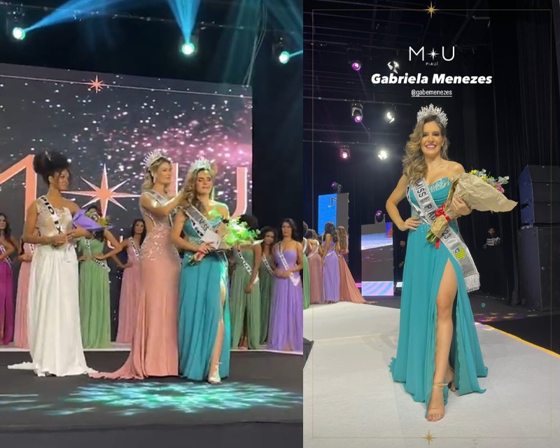 Gabriela Menezes foi a primeira mãe a vencer o Miss Universo Piauí