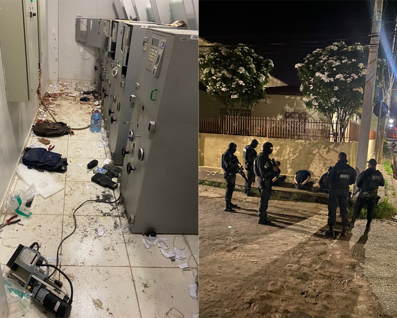 Quatro homens foram presos na ação