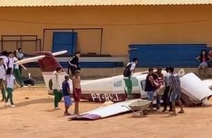 Avião que caiu em Teresina (Foto: Reprodução)