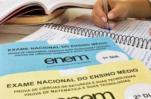 Cadernos do Enem (Foto: Reprodução) Cadernos do Enem (Foto: Reprodução)