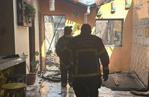 Incêndio no Centro de Teresina (Foto: Reprodução)