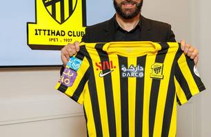 Karim Benzema anunciado pelo Al-Ittihad. (Foto: Reprodução / Twitter) Karim Benzema anunciado pelo Al-Ittihad. (Foto: Reprodução / Twitter)