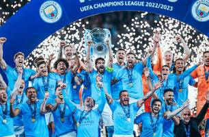 Manchester City campeão da Champions League (Foto: Reprodução/ Twitter) Manchester City campeão da Champions League (Foto: Reprodução/ Twitter)
