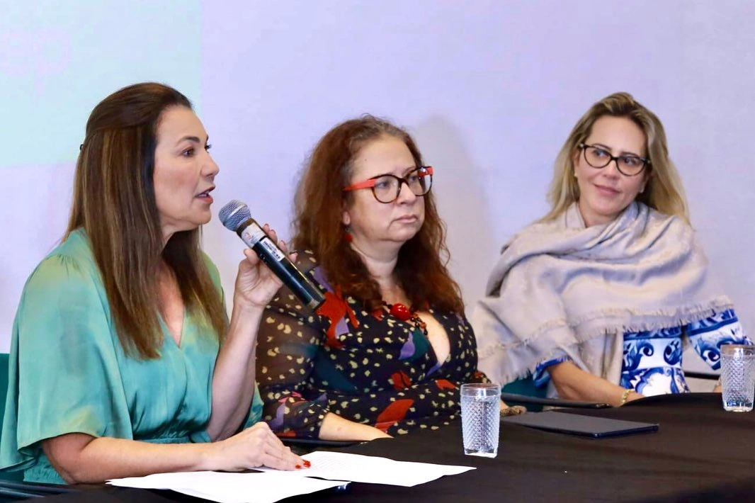 Margarete discursou no evento