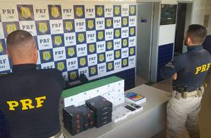 Material apreendido (Foto: Divulgação) Material apreendido (Foto: Divulgação)