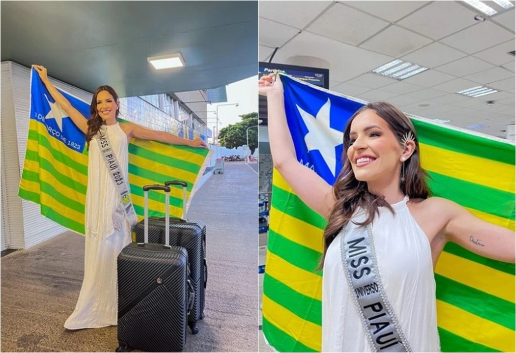 Miss Piauí embarcou para São Paulo