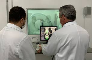 nova máquina de tomografia (Foto: Ascom/ FMS) nova máquina de tomografia (Foto: Ascom/ FMS)