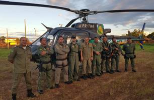 Patrulhamento aéreo nos festejos de Campo Maior (Foto: Divulgação/ PM-PI) Patrulhamento aéreo nos festejos de Campo Maior (Foto: Divulgação/ PM-PI)