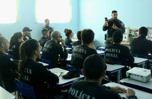 Treinamento para policiais penais (Foto: Divulgação/ Governo do Piauí) Treinamento para policiais penais (Foto: Divulgação/ Governo do Piauí)