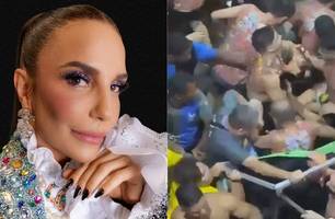A cantora paralisou o show assim que percebeu a confusão (Foto: Reprodução) A cantora paralisou o show assim que percebeu a confusão (Foto: Reprodução)