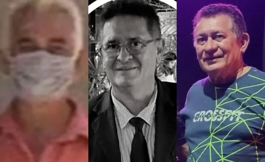 Anastácio Arruda, o irmão Nonato Arruda e Manoel Procópio, respectivamente