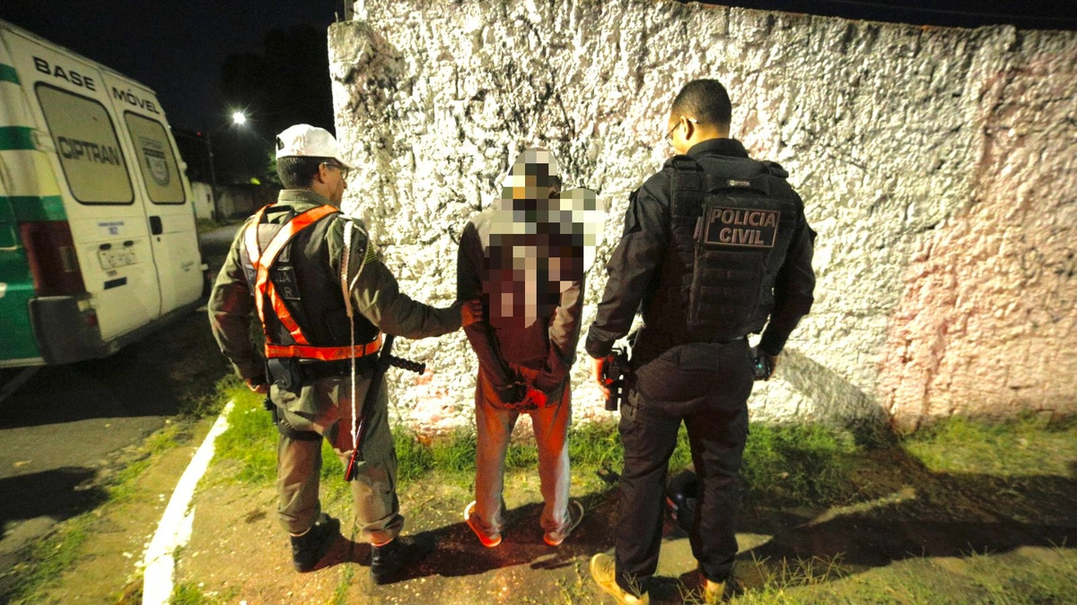 Homem preso suspeito de tráfico de drogas