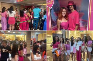 Lançamento do filme da Barbie em Teresina (Foto: Tiago Moura / Conecta Piauí) Lançamento do filme da Barbie em Teresina (Foto: Tiago Moura / Conecta Piauí)