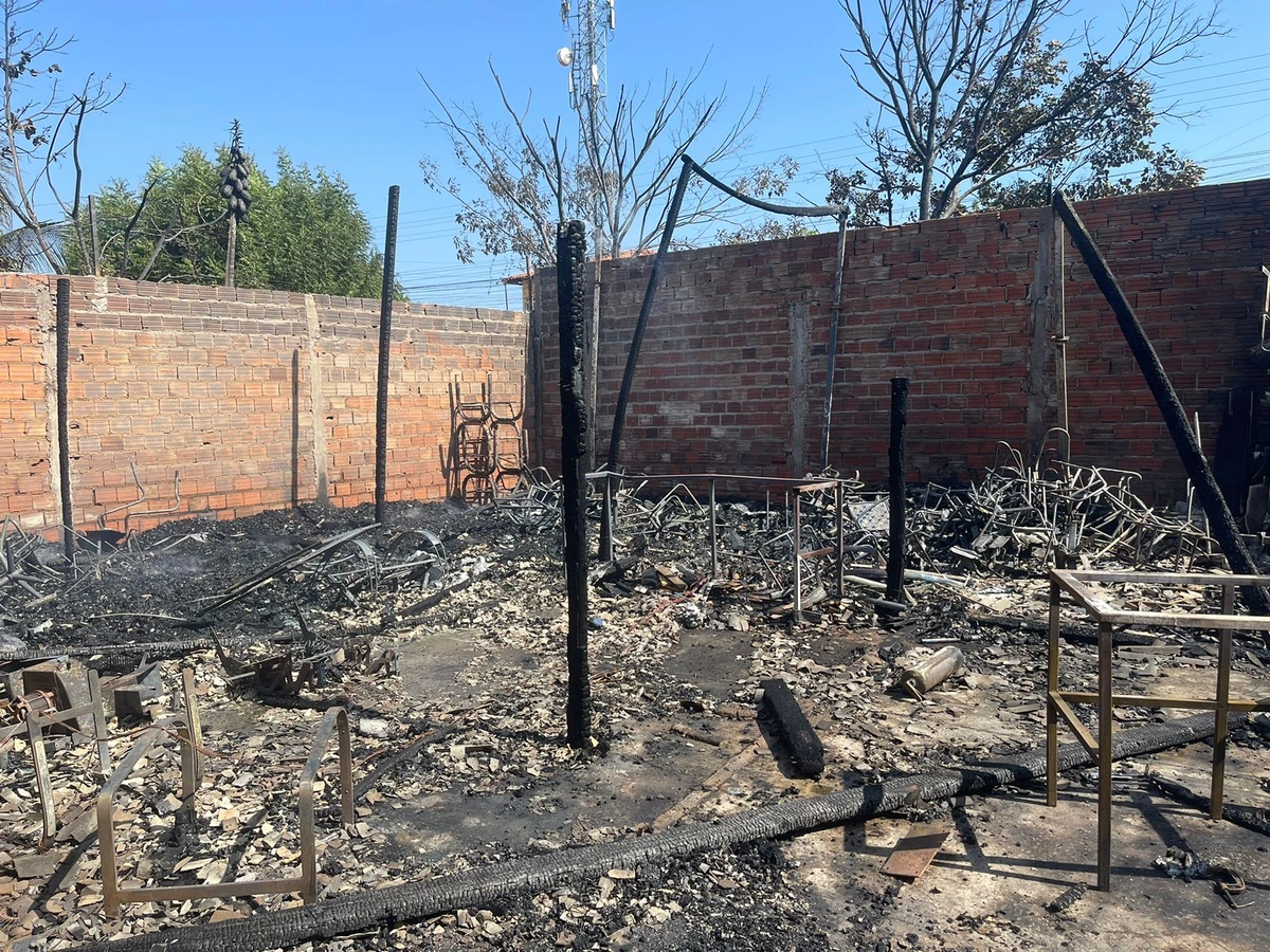 Local ficou destruído
