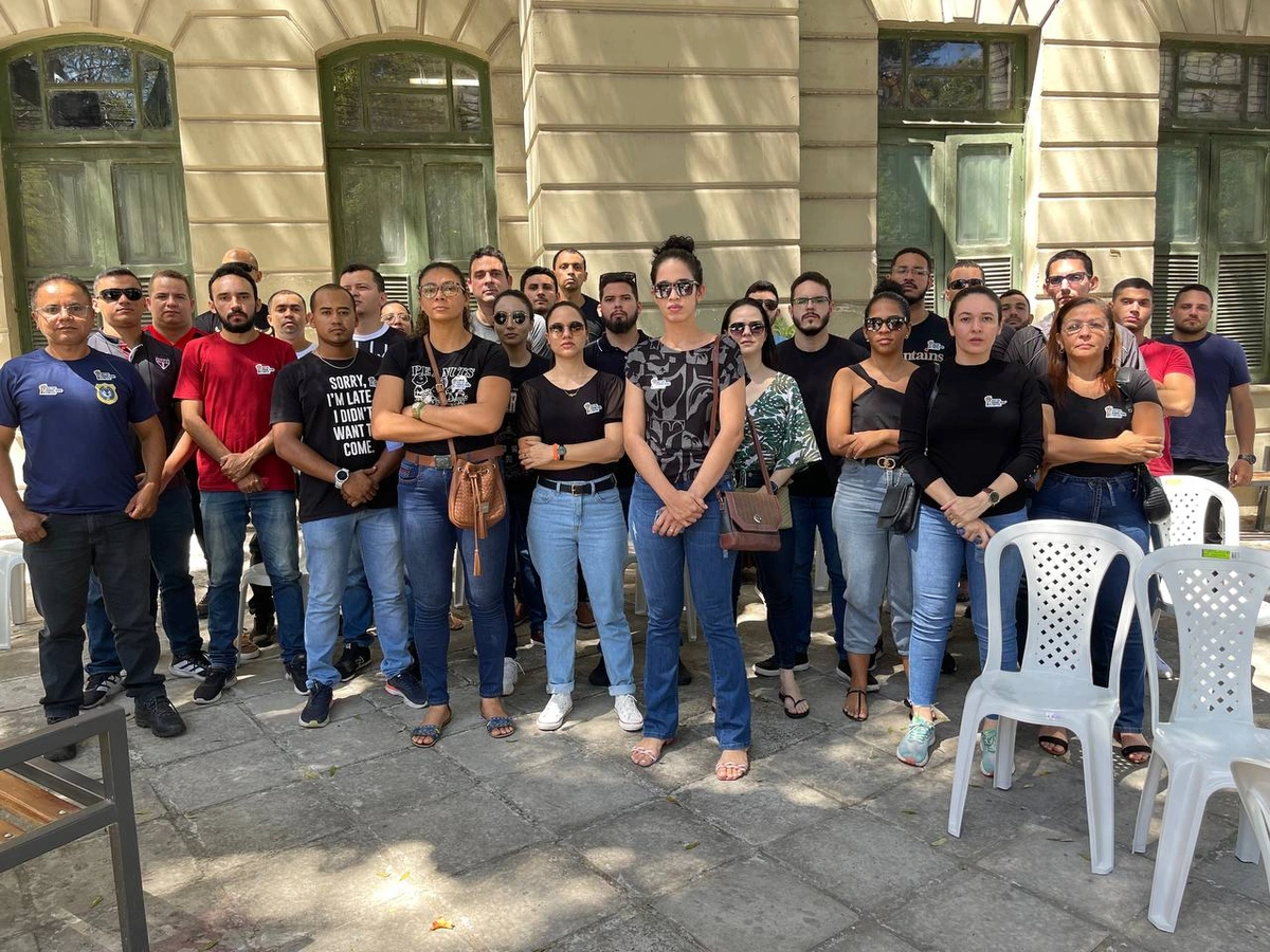 Manifestação da Guarda Municipal de Teresina