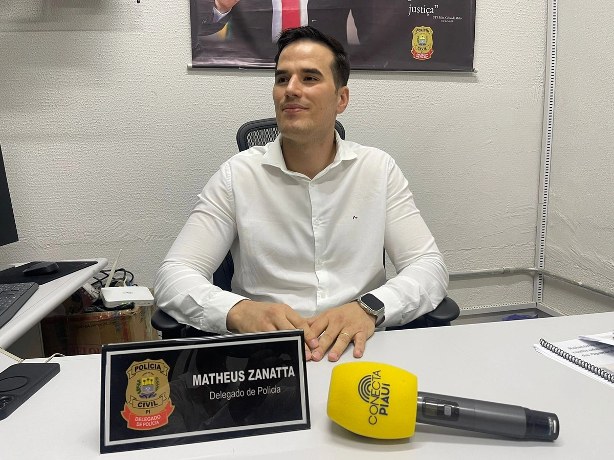 O superintendente de Operações Integradas, delegado Matheus Zanatta