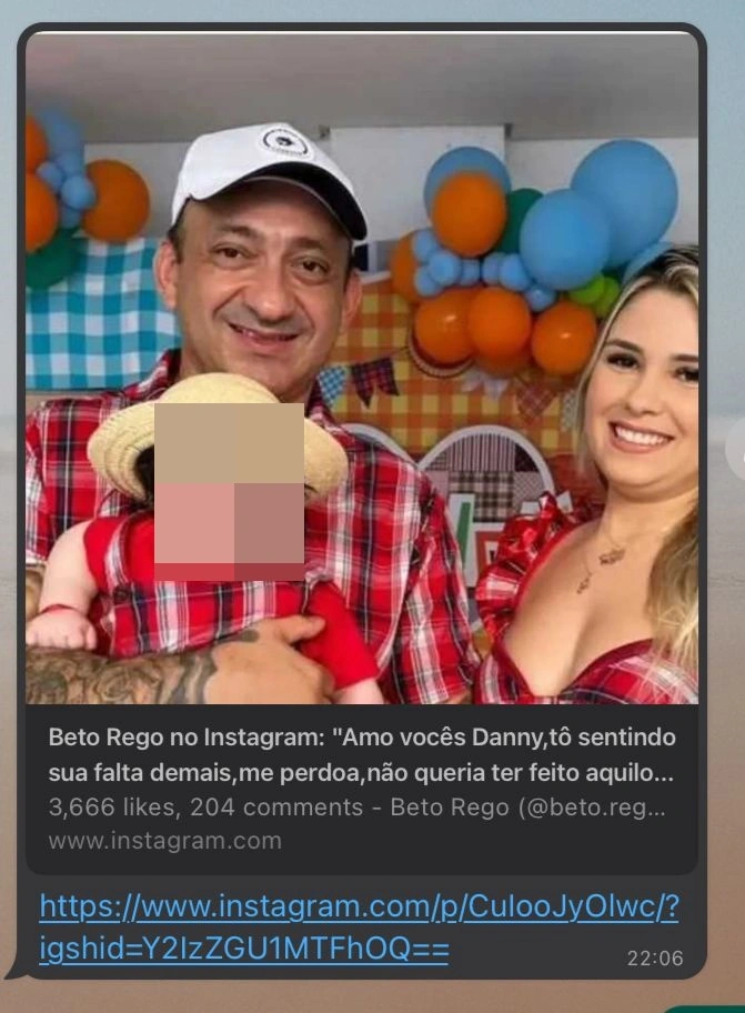 Postagem feita por Beto