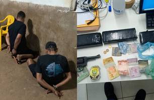 Presos por tráfico de drogas (Foto: Divulgação/ PM-PI) Presos por tráfico de drogas (Foto: Divulgação/ PM-PI)