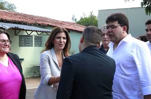 Rafael Fonteles e secretária Ana Estela Haddad (Foto: Stefanny Sales/Conecta Piauí) Rafael Fonteles e secretária Ana Estela Haddad (Foto: Stefanny Sales/Conecta Piauí)