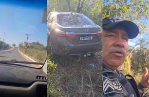 Sargento Mota recupera veículo roubado com equipe do 17º BPM (Foto: Reprodução/ Instagram) Sargento Mota recupera veículo roubado com equipe do 17º BPM (Foto: Reprodução/ Instagram)