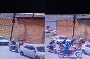 Servidora é assaltada na porta de casa ao chegar com mocociclsta de app (Foto: Conecta Piauí) Servidora é assaltada na porta de casa ao chegar com mocociclsta de app (Foto: Conecta Piauí)