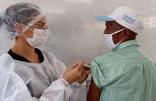 Vacinação contra a gripe (Foto: Divulgação/FMS) Vacinação contra a gripe (Foto: Divulgação/FMS)