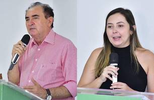 Antônio Reis Neto, prefeito de Floriano-Pi e Caroline de Almeida Reis, secretária municipal de Saúde de Floriano-Pi. (Foto: Colagem: Mikeias di Mattos) Antônio Reis Neto, prefeito de Floriano-Pi e Caroline de Almeida Reis, secretária municipal de Saúde de Floriano-Pi. (Foto: Colagem: Mikeias di Mattos)