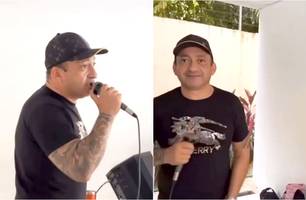 Beto Rego soltou a voz (Foto: Reprodução) Beto Rego soltou a voz (Foto: Reprodução)