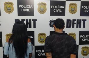 Casal preso em Piripiri (Foto: Divulgação/ PC-PI) Casal preso em Piripiri (Foto: Divulgação/ PC-PI)