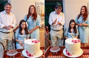 Família reunida para comemorar o aniversário de Danielle (Foto: Reprodução) Família reunida para comemorar o aniversário de Danielle (Foto: Reprodução)