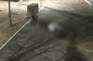 Homem é executado a tiros em praça de Teresina (Foto: Conecta Piauí) Homem é executado a tiros em praça de Teresina (Foto: Conecta Piauí)